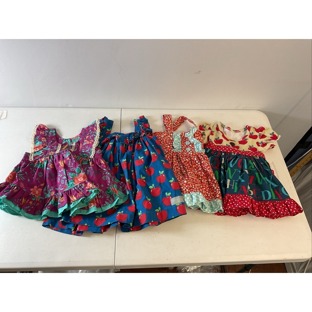 4 Pc‎ Elaenor Rose size 18mos LOT Dresses Summer/ spring